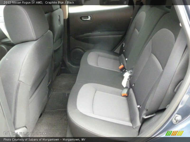 Graphite Blue / Black 2012 Nissan Rogue SV AWD