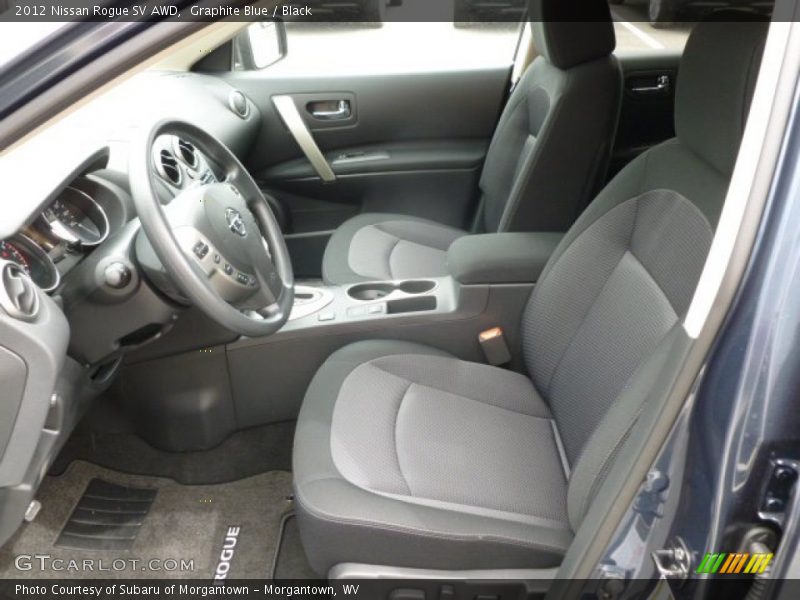 Graphite Blue / Black 2012 Nissan Rogue SV AWD