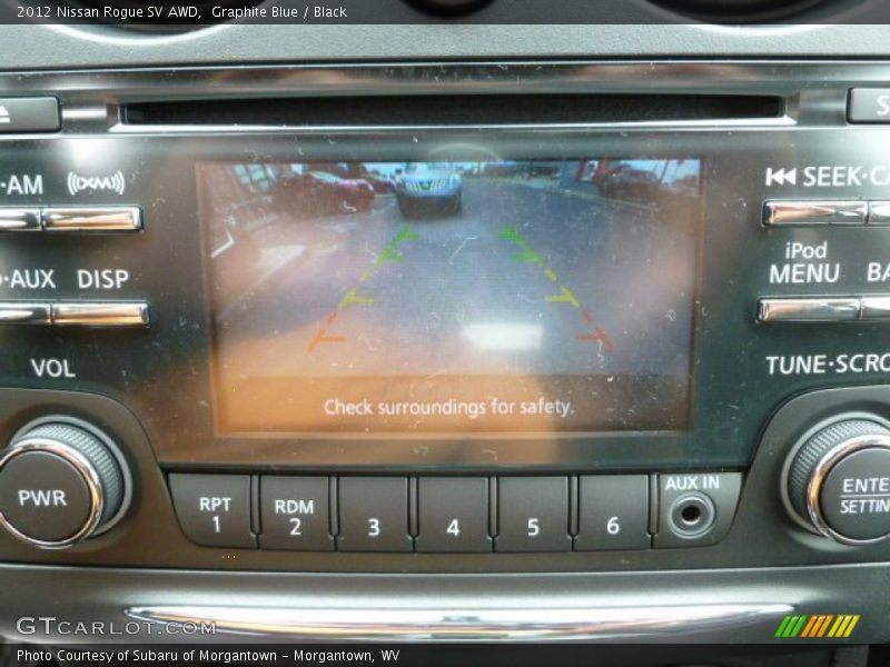 Graphite Blue / Black 2012 Nissan Rogue SV AWD