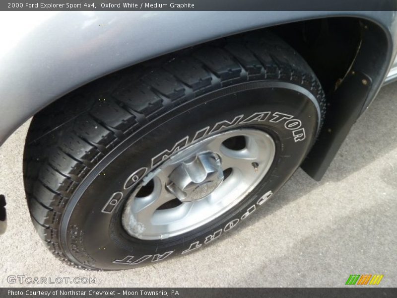 Oxford White / Medium Graphite 2000 Ford Explorer Sport 4x4