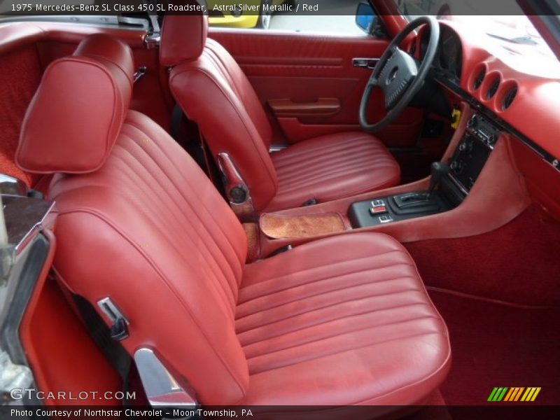  1975 SL Class 450 SL Roadster Red Interior