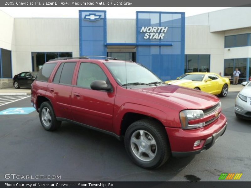 Medium Red Metallic / Light Gray 2005 Chevrolet TrailBlazer LT 4x4