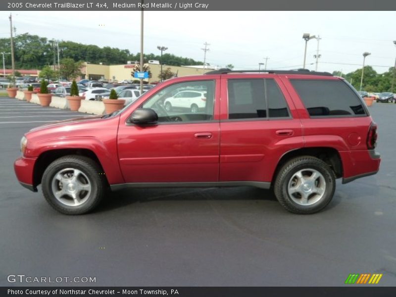 Medium Red Metallic / Light Gray 2005 Chevrolet TrailBlazer LT 4x4