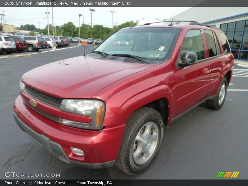 Medium Red Metallic / Light Gray 2005 Chevrolet TrailBlazer LT 4x4
