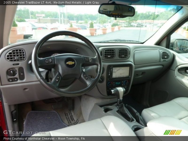 Medium Red Metallic / Light Gray 2005 Chevrolet TrailBlazer LT 4x4