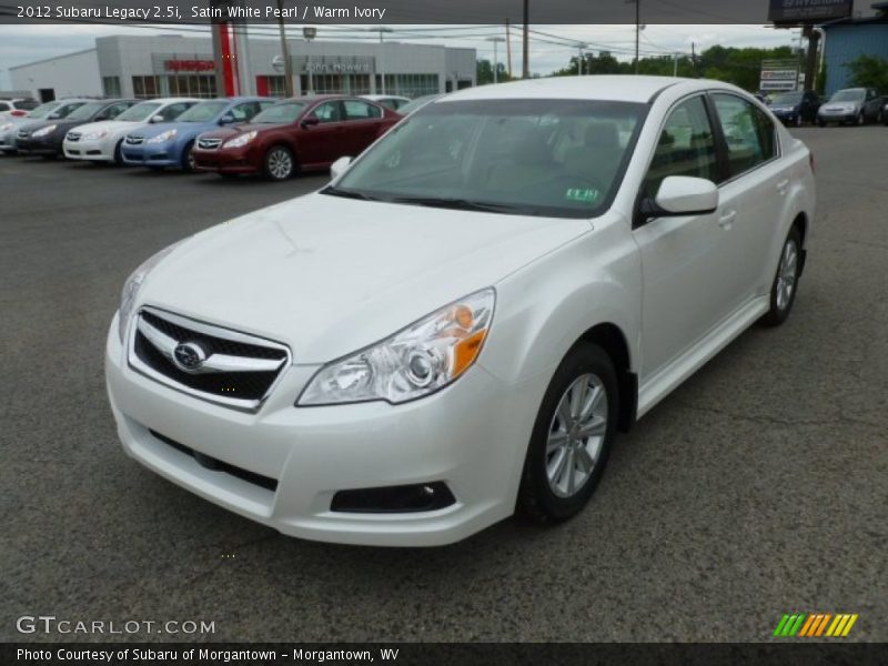 Satin White Pearl / Warm Ivory 2012 Subaru Legacy 2.5i