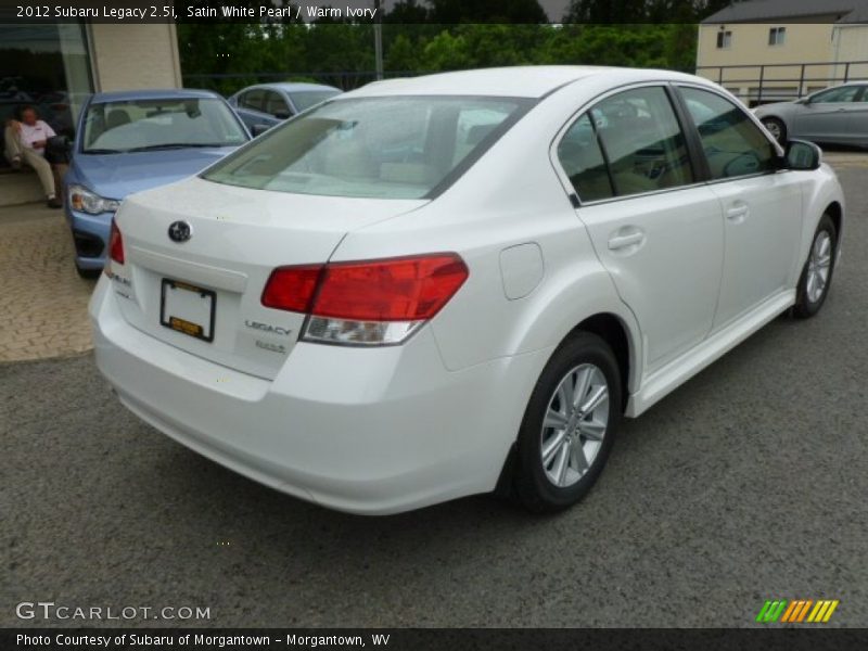 Satin White Pearl / Warm Ivory 2012 Subaru Legacy 2.5i