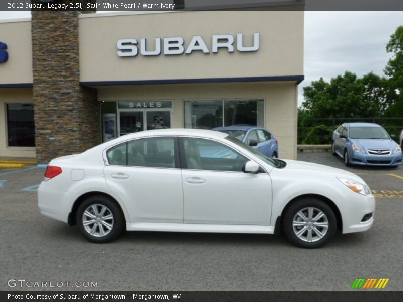 Satin White Pearl / Warm Ivory 2012 Subaru Legacy 2.5i