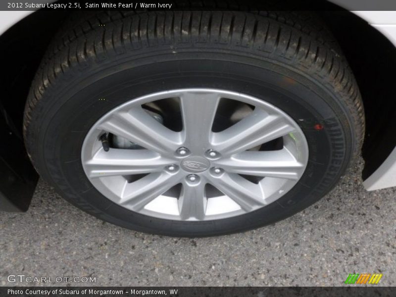 Satin White Pearl / Warm Ivory 2012 Subaru Legacy 2.5i