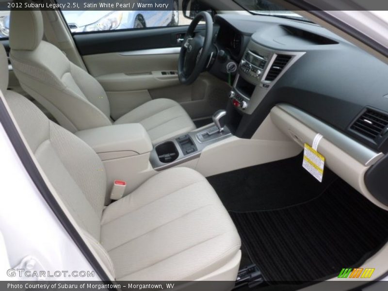 Satin White Pearl / Warm Ivory 2012 Subaru Legacy 2.5i