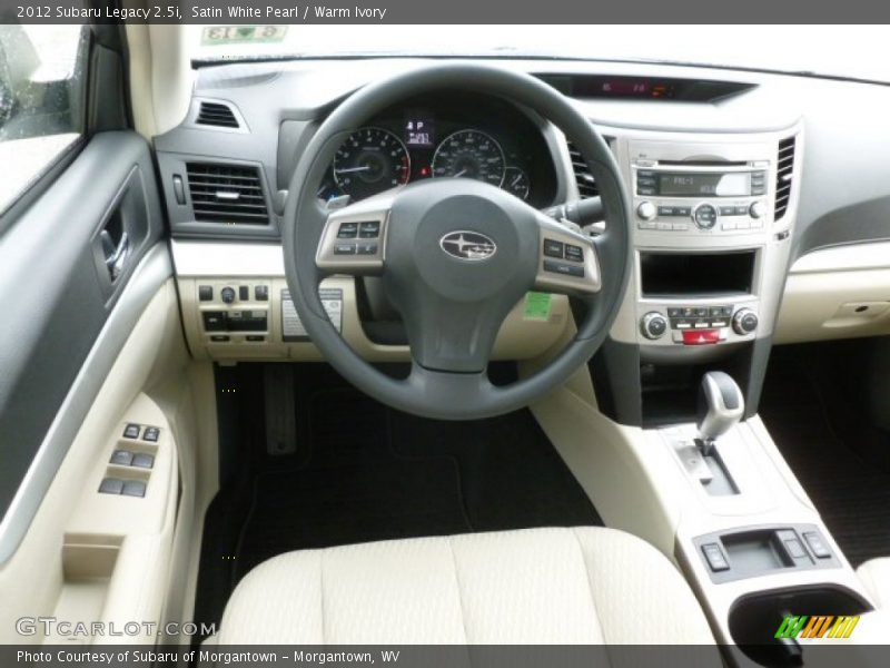 Satin White Pearl / Warm Ivory 2012 Subaru Legacy 2.5i