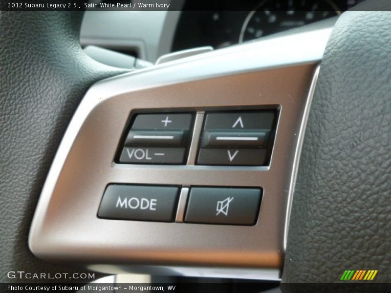 Satin White Pearl / Warm Ivory 2012 Subaru Legacy 2.5i