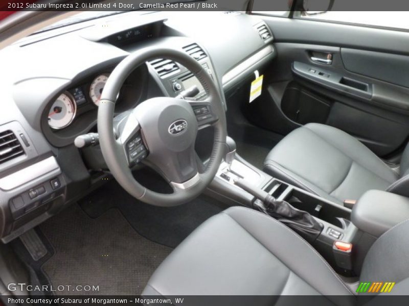 Camellia Red Pearl / Black 2012 Subaru Impreza 2.0i Limited 4 Door