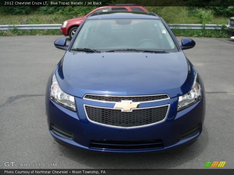 Blue Topaz Metallic / Jet Black 2012 Chevrolet Cruze LT