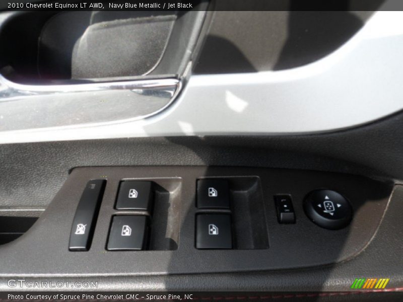 Navy Blue Metallic / Jet Black 2010 Chevrolet Equinox LT AWD