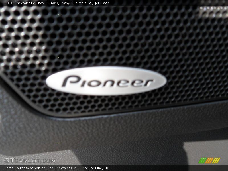 Navy Blue Metallic / Jet Black 2010 Chevrolet Equinox LT AWD