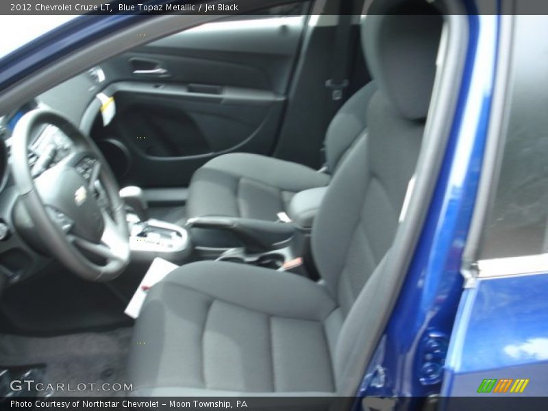 Blue Topaz Metallic / Jet Black 2012 Chevrolet Cruze LT