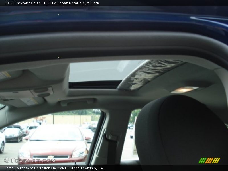 Blue Topaz Metallic / Jet Black 2012 Chevrolet Cruze LT