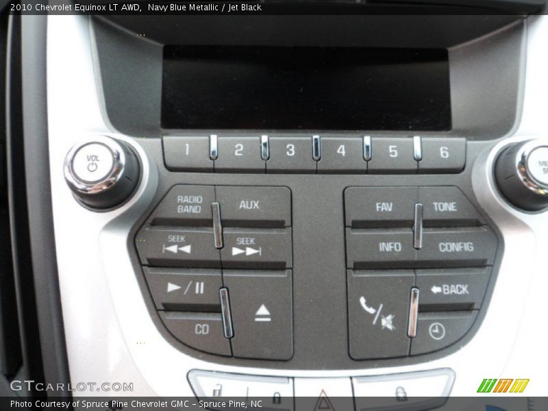 Navy Blue Metallic / Jet Black 2010 Chevrolet Equinox LT AWD