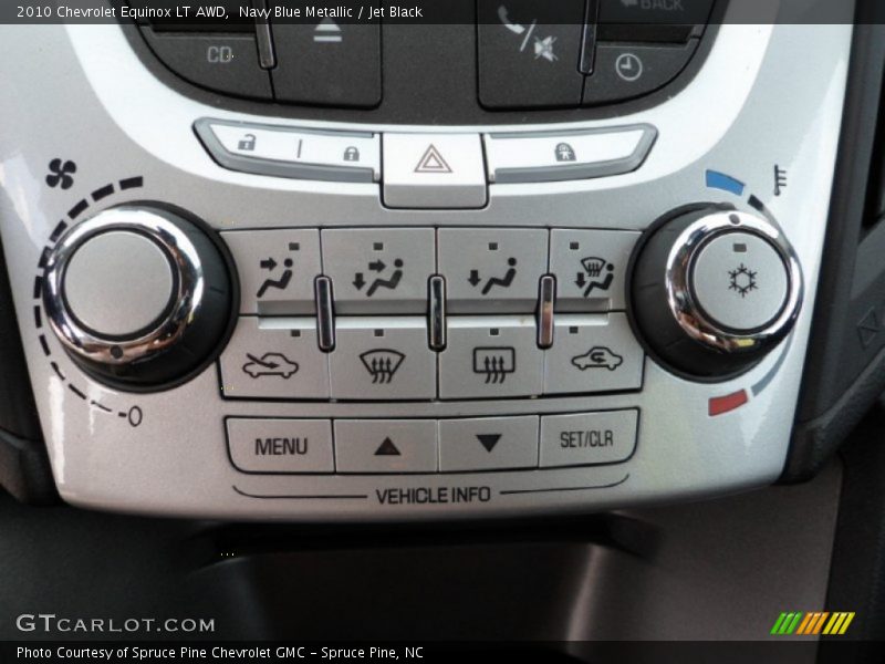 Navy Blue Metallic / Jet Black 2010 Chevrolet Equinox LT AWD