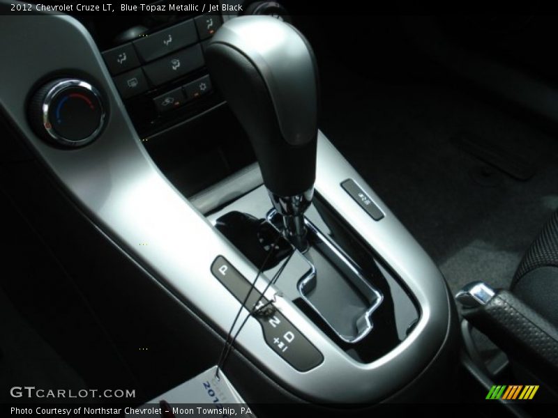 Blue Topaz Metallic / Jet Black 2012 Chevrolet Cruze LT