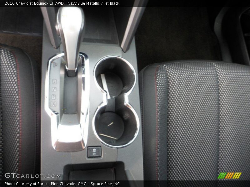 Navy Blue Metallic / Jet Black 2010 Chevrolet Equinox LT AWD