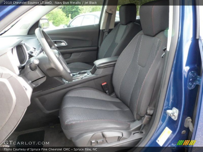 Navy Blue Metallic / Jet Black 2010 Chevrolet Equinox LT AWD