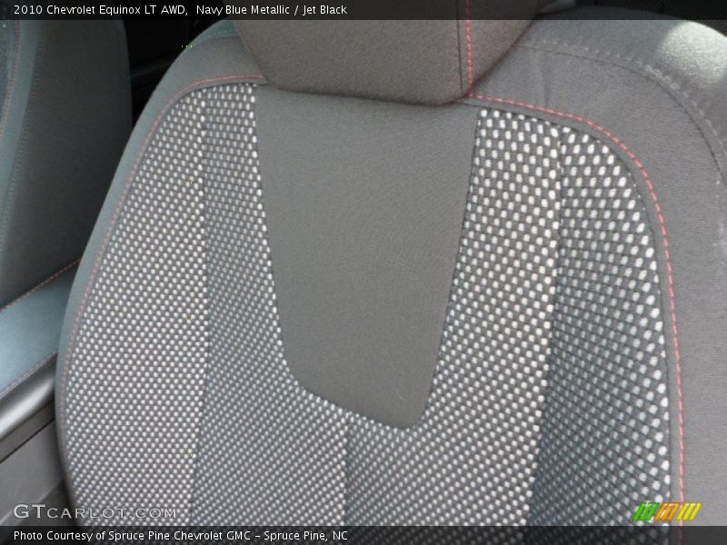Navy Blue Metallic / Jet Black 2010 Chevrolet Equinox LT AWD