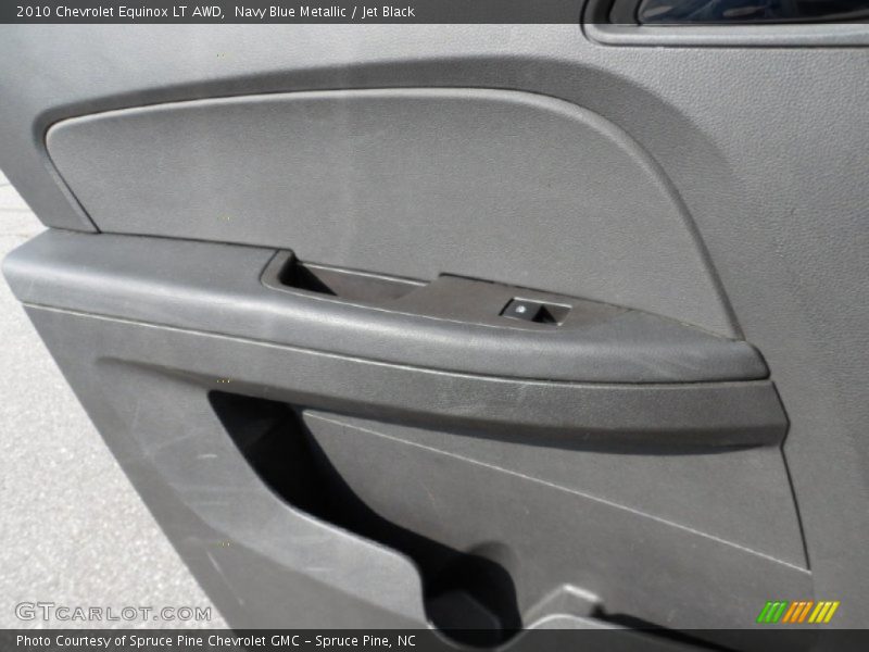 Navy Blue Metallic / Jet Black 2010 Chevrolet Equinox LT AWD