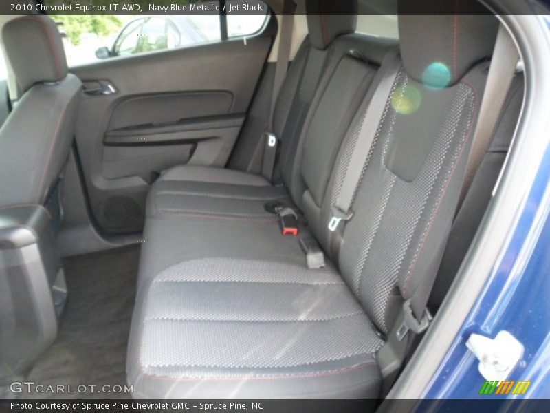 Navy Blue Metallic / Jet Black 2010 Chevrolet Equinox LT AWD