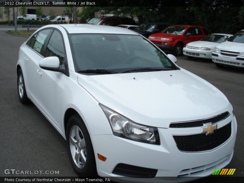 Summit White / Jet Black 2012 Chevrolet Cruze LT