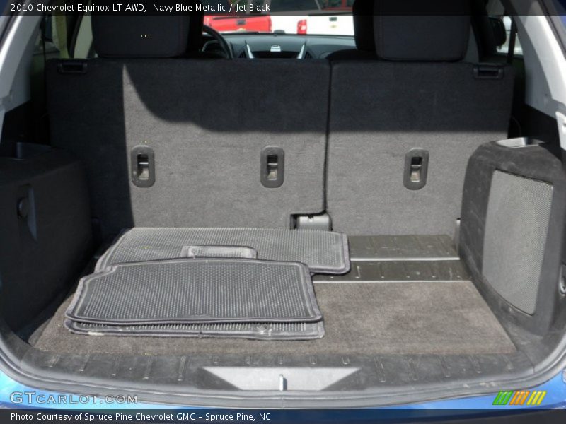 Navy Blue Metallic / Jet Black 2010 Chevrolet Equinox LT AWD