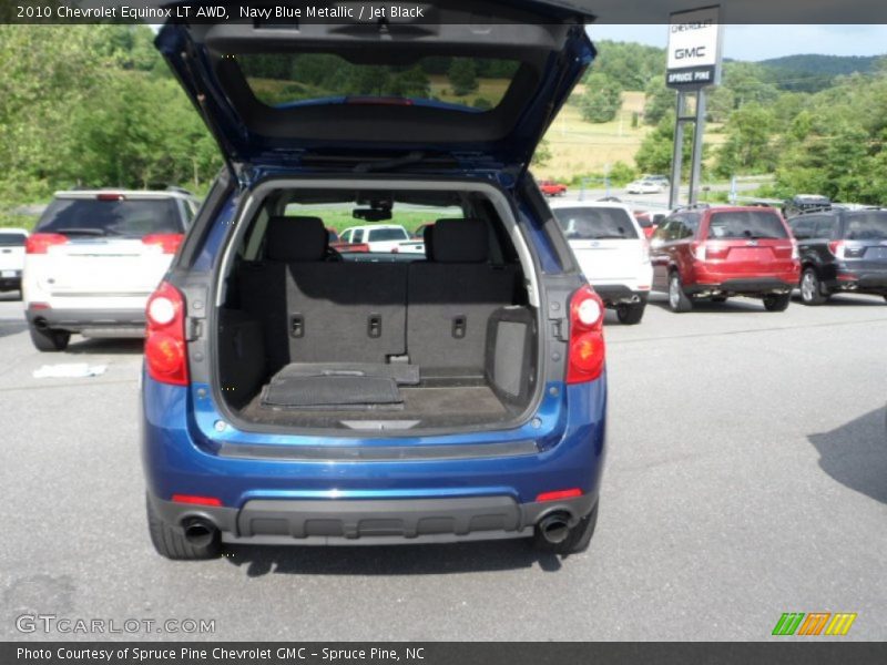 Navy Blue Metallic / Jet Black 2010 Chevrolet Equinox LT AWD