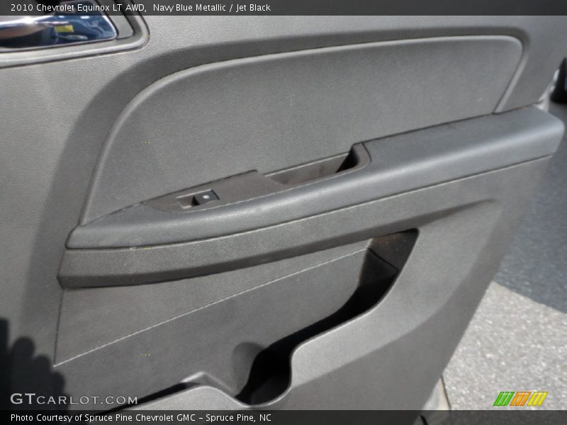 Navy Blue Metallic / Jet Black 2010 Chevrolet Equinox LT AWD