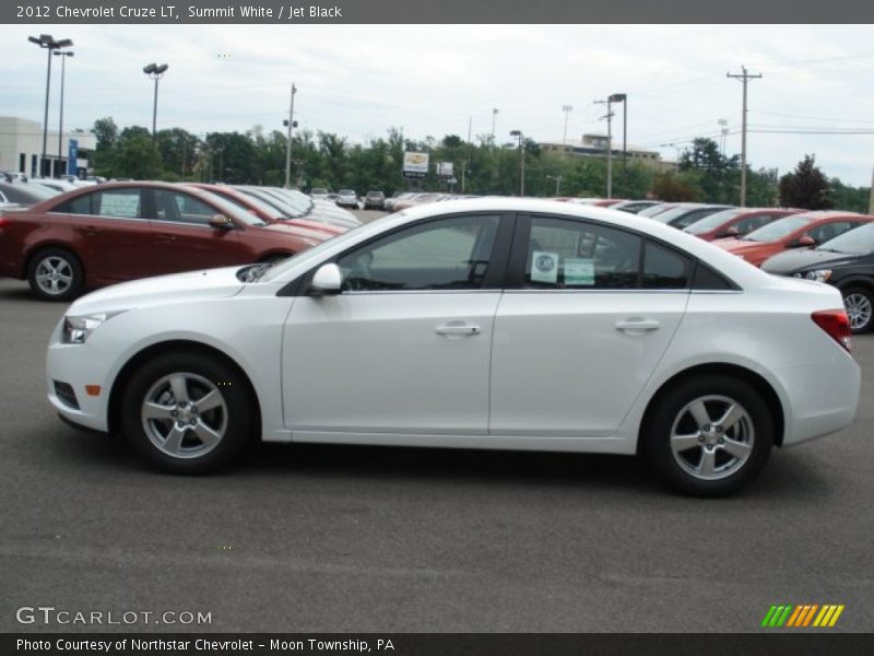 Summit White / Jet Black 2012 Chevrolet Cruze LT