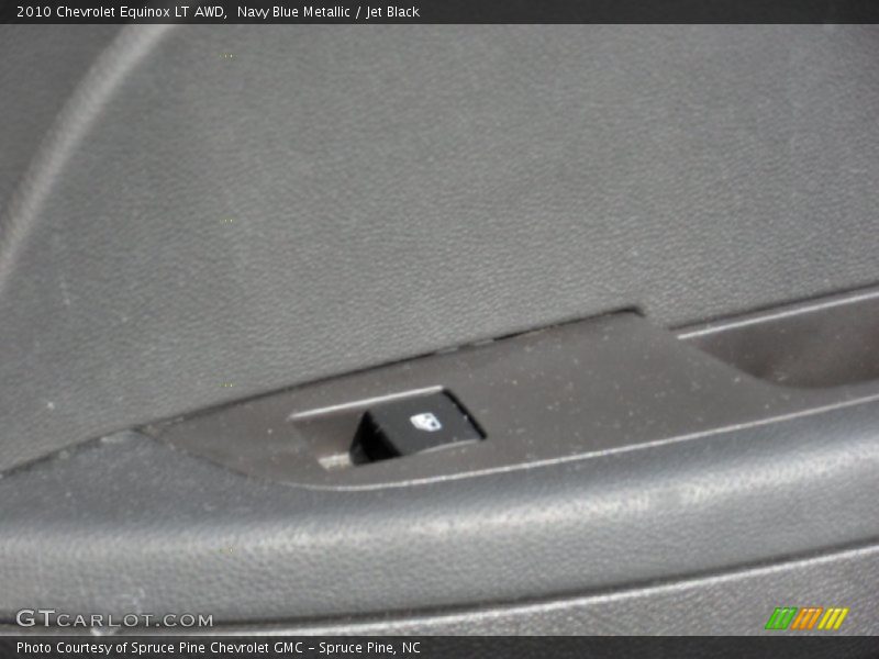 Navy Blue Metallic / Jet Black 2010 Chevrolet Equinox LT AWD