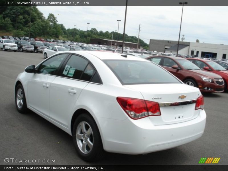 Summit White / Jet Black 2012 Chevrolet Cruze LT