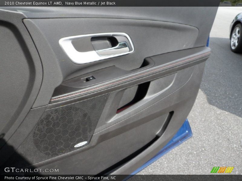 Navy Blue Metallic / Jet Black 2010 Chevrolet Equinox LT AWD