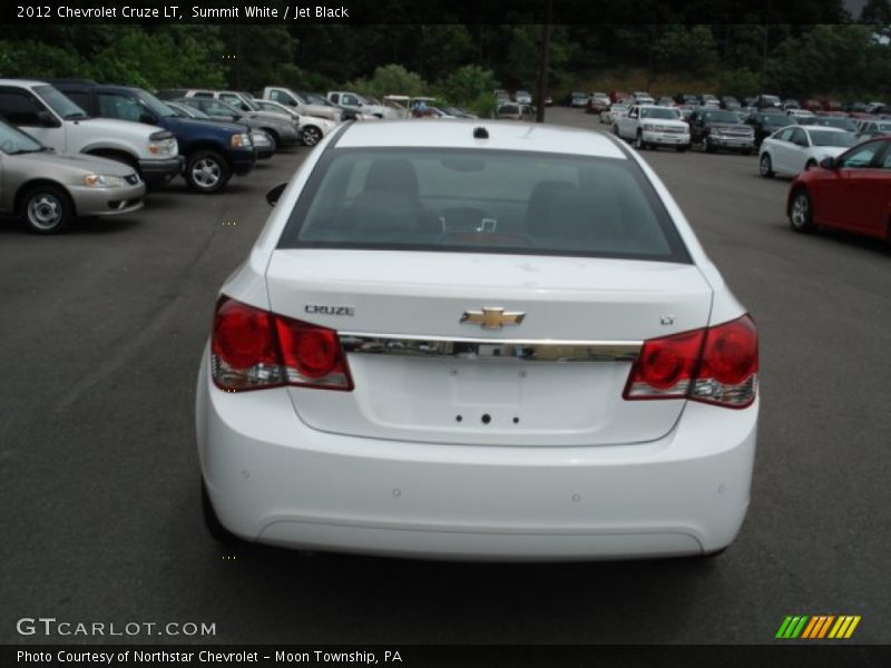 Summit White / Jet Black 2012 Chevrolet Cruze LT