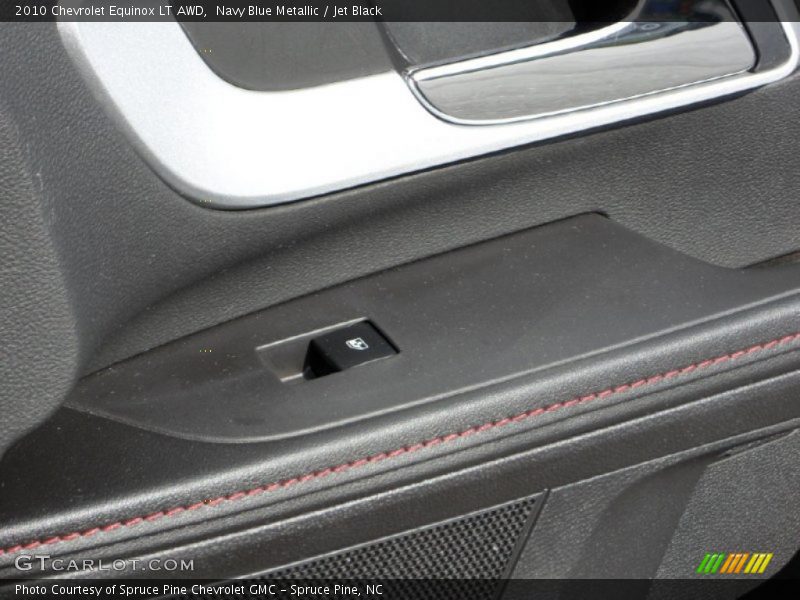 Navy Blue Metallic / Jet Black 2010 Chevrolet Equinox LT AWD
