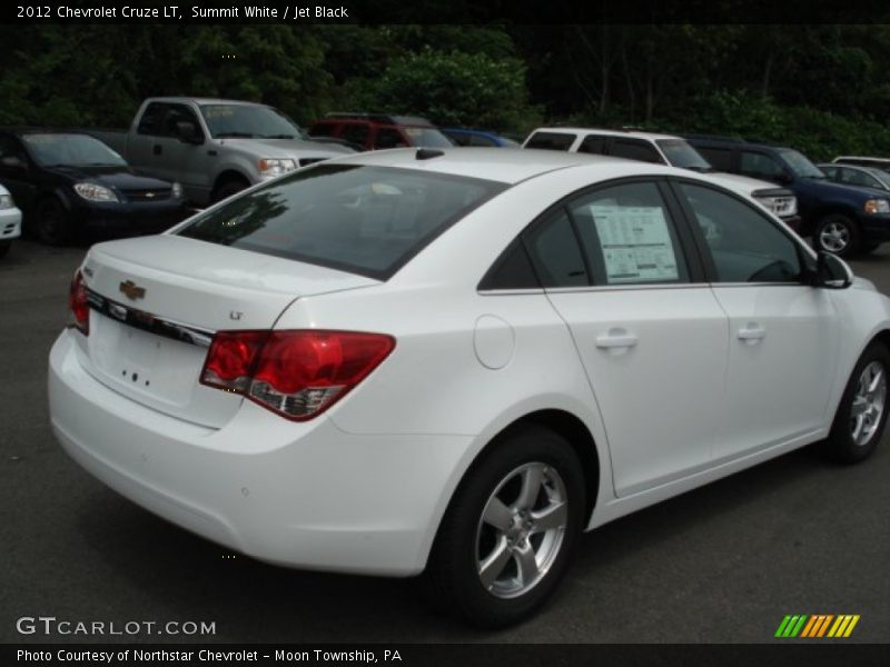 Summit White / Jet Black 2012 Chevrolet Cruze LT