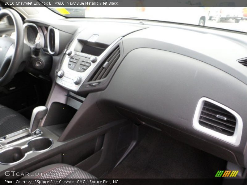 Navy Blue Metallic / Jet Black 2010 Chevrolet Equinox LT AWD