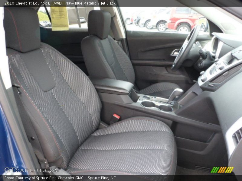 Navy Blue Metallic / Jet Black 2010 Chevrolet Equinox LT AWD