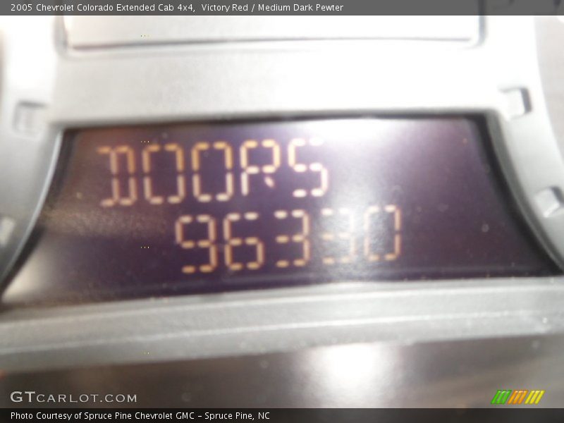 Victory Red / Medium Dark Pewter 2005 Chevrolet Colorado Extended Cab 4x4
