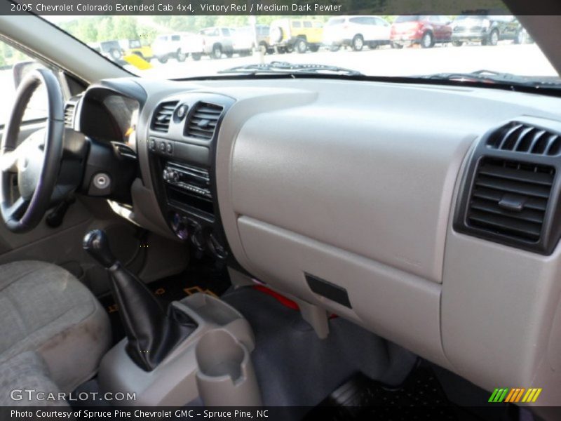 Victory Red / Medium Dark Pewter 2005 Chevrolet Colorado Extended Cab 4x4