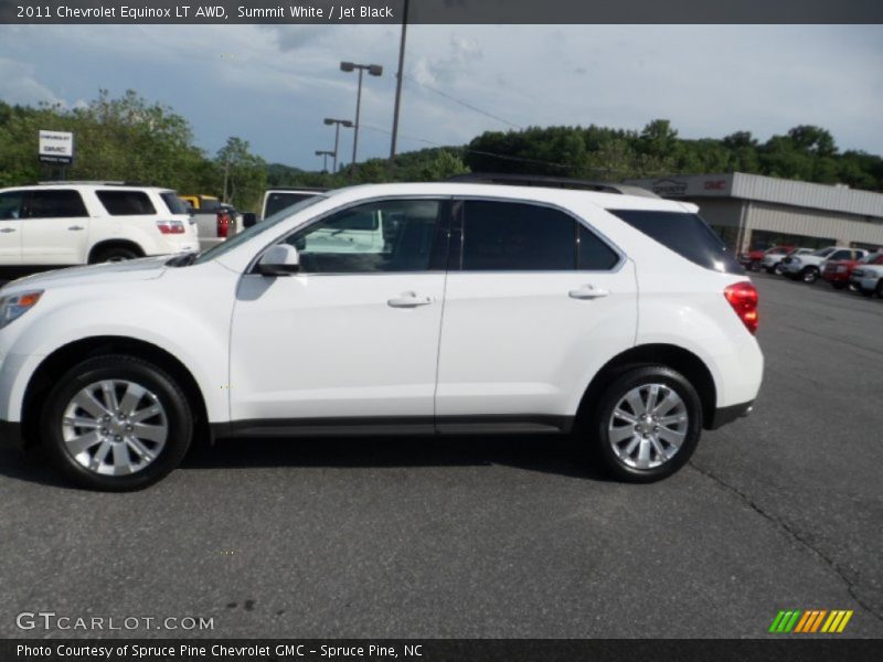 Summit White / Jet Black 2011 Chevrolet Equinox LT AWD