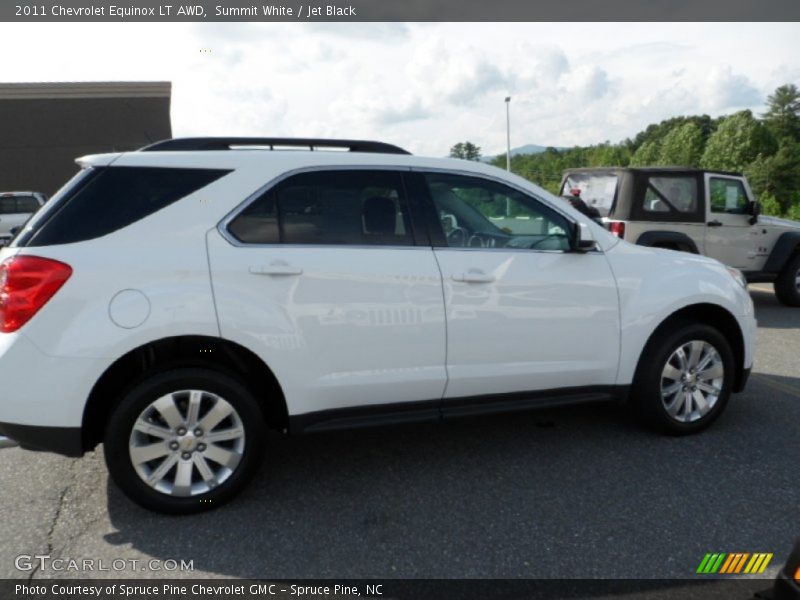Summit White / Jet Black 2011 Chevrolet Equinox LT AWD