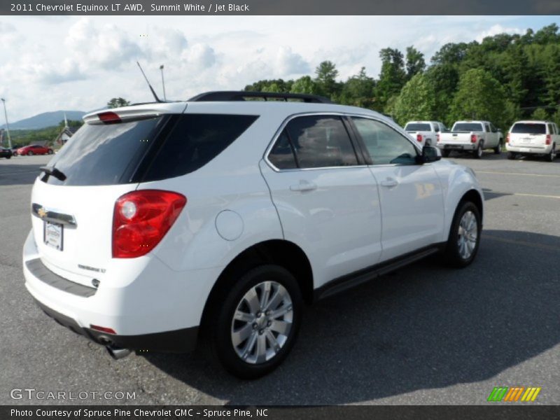 Summit White / Jet Black 2011 Chevrolet Equinox LT AWD