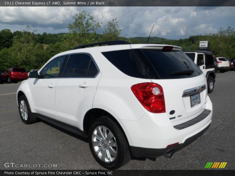 Summit White / Jet Black 2011 Chevrolet Equinox LT AWD