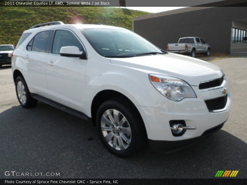 Summit White / Jet Black 2011 Chevrolet Equinox LT AWD
